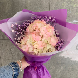 Гортензия розовая в оформлении Гортензия розовая в оформлении