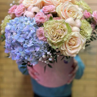 Гортензия нежность композиция